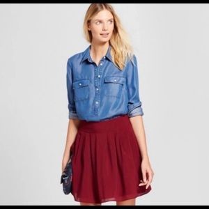 A New Day Denim Blouse XS